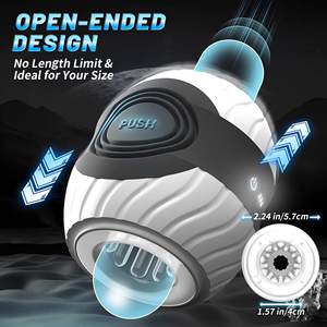 Oral Sex Toy Hands-Free Training Automatic Vibration Squeeze Male Masturbator Cup Men's Open-Ended Masturbation <strong>Device</strong> - Product Image 6