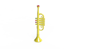 Trompette haut de gamme pour enfants, instrument de musique à vent coloré, sans piles requises - Product Image 2