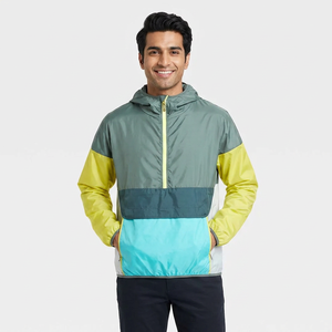 High Quality Nylon Waterproof Men's Windbreaker Jacket Hood Front Logo <b>Camouflage</b> Outdoor Sun Protection Formal Wholesale - Product Image 1