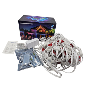 Guirlande lumineuse LED intelligente Tuya WiFi RGBW à changement de couleur IP67, dimmable, pour intérieur/extérieur, décorations de Noël et de fêtes - Product Image 2