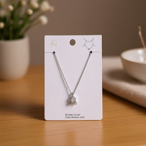 Collar de Acero Inoxidable con Colgante de Araña y Diamantes - Product Image 2