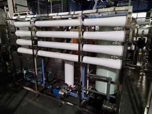 Machine de dessalement d'eau de mer par osmose inverse 1000L/H 20TPD, filtre à osmose inverse pour l'eau de mer, installation de traitement d'eau potable - Product Image 1