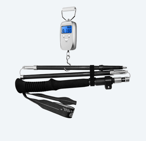 Bâtons <span class=keywords><strong>de</strong></span> <span class=keywords><strong>ski</strong></span> pliables <span class=keywords><strong>de</strong></span> haute qualité, bâtons <span class=keywords><strong>de</strong></span> randonnée et <span class=keywords><strong>de</strong></span> marche, béquille réglable, alpenstock idéal - Product Image 1