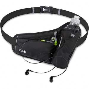 Free Sample <b>Running</b> Waist Bag Pack <b>with</b> Water Bottle Holder Crossbody Bags <b>with</b> Adjustable Strap - Product Image 1