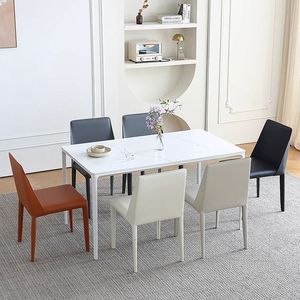 Modern Minimalist Dining Chair With Backrest For Living Room Adult Use - Product Image 3