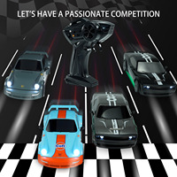 Voiture de course télécommandée 4x4 RC 1:20 2.4G haute vitesse avec éclairage LED et pneus remplaçables