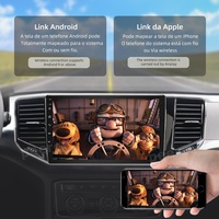 Lecteur Android universel 9 pouces double DIN 2+32 Go GPS WIFI autoradio sans fil Carplay/Android Auto