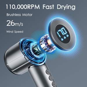 Secador de Pelo VACASSO 110000 RPM Iónico de Secado Rápido con Motor DC, Difusor y Boquilla Concentradora - Product Image 6