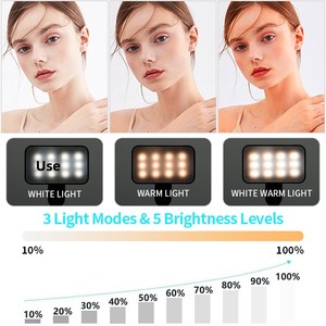 <span class=keywords><strong>Lampe</strong></span> de poche BT-13 pour conférence informatique, fournie par l'usine, mini <span class=keywords><strong>lampe</strong></span> de beauté rechargeable à double température de couleur pour téléphone portable - Product Image 3