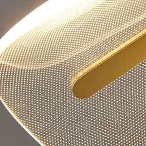 Nuevo estilo de decoración del hogar, lámpara colgante de aluminio y hierro, línea de acrílico nórdico, luz colgante para comedor - Product Image 6