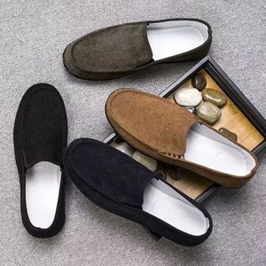 New polyurethane lightweight soft sole plush fabric <b>shoes</b> for work and <b>driving</b> fashionable men's Canvas trendy <b>Shoes</b> - Product Image 1