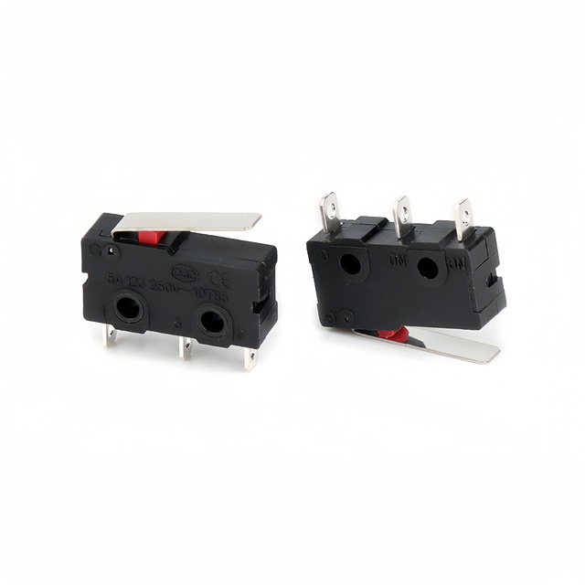 3PIN Vertical Micro Limit Switch with Lever Microswitch Micro Switches Product Category