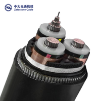 Cable de Alimentación de Media Tensión de Alta Calidad con Núcleo de Aluminio Zetastone, Revestimiento de PVC, Blindaje de Acero y Aislamiento XLPE para Construcción