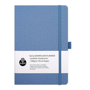 Tùy chỉnh máy tính xách tay khuyến mại A5 kinh doanh lót Tạp Chí máy tính xách tay PU da bìa cứng nhật ký bán buôn kế hoạch với logo - Product Image 3