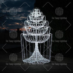 Giant Illuminated Christmas Fountain Display Light for Outdoor Events and Holiday Attraction Projects - Product Image 6