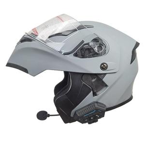 Aprobado por DOT, <span class=keywords><strong>casco</strong></span> <span class=keywords><strong>Modular</strong></span> de dientes azules para Motocross, visera doble, cara completa abatible hacia arriba integrado para adultos, hombres, mujeres, cascos de motocicleta - Product Image 3