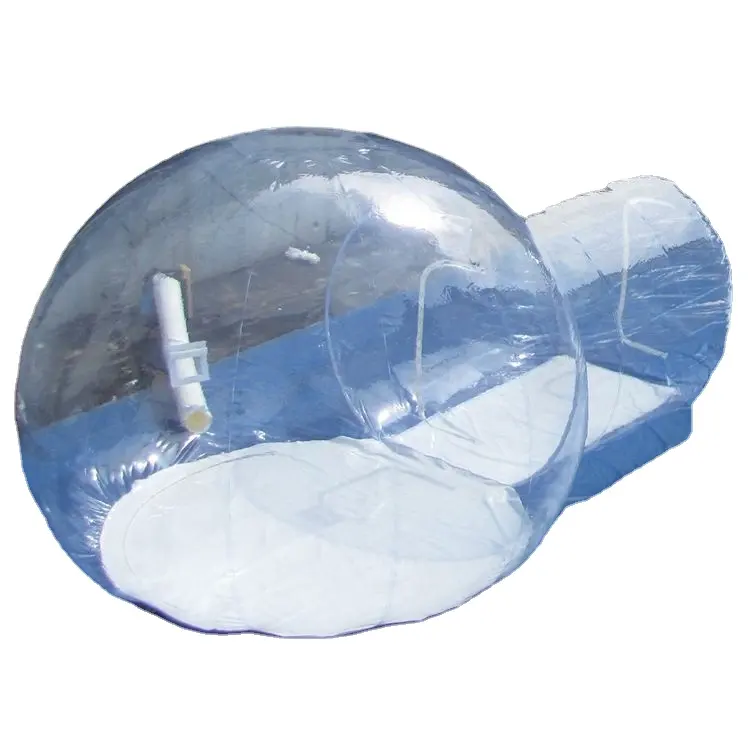 Надувной прозрачный купол, прозрачная надувная пузырьковая палатка для дома, отеля, надувная купольная палатка с туннелем
