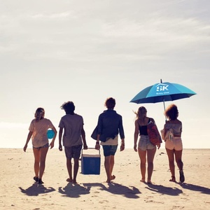Parapluie Rafraîchissant avec Ventilateur et Pulvérisateur de Protection Solaire Intégré, Personnalisable avec Logo - Product Image 4