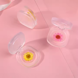 Permanente vera gelatina di fiori fard crema ambra trasparente cambiamento di temperatura Rouge crema No logo guancia rossetto doppio uso rossetto - Product Image 3