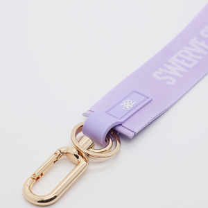 LLavero de pulsera de tela Jacquard estilo OEM <span class=keywords><strong>LuLu</strong></span>, cordones de etiqueta de aire, correa para llave, Mochila deportiva para Yoga, llaveros colgantes - Product Image 4