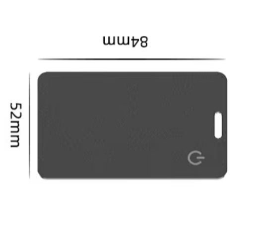 2025 Item Locator Smart Card Tracker for Bluetooth 1.6mm Slim IP68 Waterproof GPS Wireless Charging Works with Apple Find My