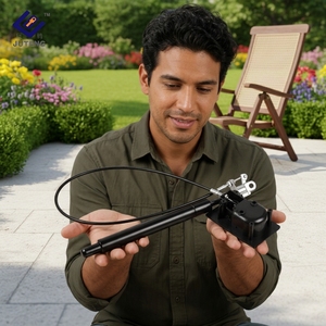 Vérin à gaz réglable JUTENG pour meubles, vérin de fauteuil inclinable robuste avec verrouillage à position variable - Product Image 1