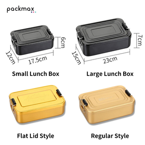Aluminum Alloy <b>Kids</b> Bento <b>Box</b>, Student Lunch Container, Food-Grade Outdoor Picnic <b>Storage</b> <b>Box</b>, Wholesale - Product Image 3