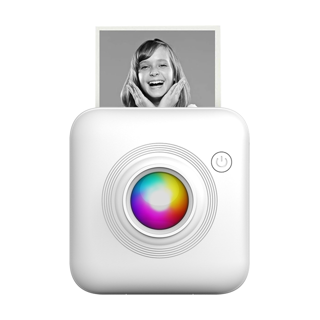 Factory Portable 57mm Mini Thermal Printer Pocket Photo & Paper Print Machine with Memo Sticker in Stock