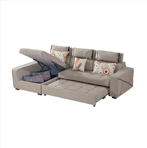 Sofá de canto dobrável, sofá de canto moderno para sala de estar e sofás