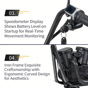 Nuovo Scooter Elettrico a Due Ruote 2025 per Bambini di 7 Anni, Veloce con Manubrio Antiscivolo, Impugnatura Sicura per Uso Interno - Product Image 5