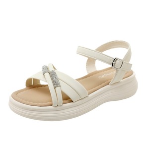 Sandales d'été à talons épais de style nouveau designer Sandales à semelle souple confortables pour femmes - Product Image 6