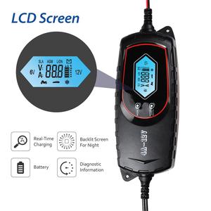 Chargeur <span class=keywords><strong>de</strong></span> batterie sélectionnable 4 A, 6V ou 12V entièrement <span class=keywords><strong>automatique</strong></span> pour voitures, SUV et camions-Batterie plomb-acide et lithium - Product Image 2