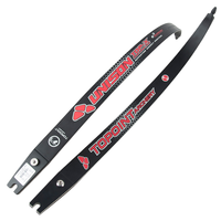 Arc recurve, branches en carbone/mousse, branches ILF, 22-48 LBS, longueur 66-70 pouces, pour risers de 25 pouces, tir