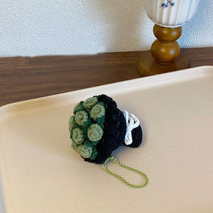 พวงกุญแจ<span class=keywords><strong>ช่อ</strong></span>ดอกกุหลาบขนาดเล็กทำด้วยมือสุดสร้างสรรค์สีสันสดใสเสน่ห์ถักโครเชต์ขนาดเล็กสำหรับวันคริสต์มาสวันแม่ทันสมัย - Product Image 6