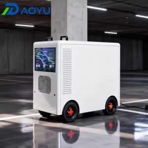 เครื่องชาร์จรถยนต์ไฟฟ้าแบบเคลื่อนที่ DC กำลังสูง 150kWh รุ่นใหม่ 200-1000V 80kW พร้อมแบตเตอรี่สำรองแบบพกพา ระดับ 2 สถานีชาร์จ EV กันน้ำ - Product Image 2