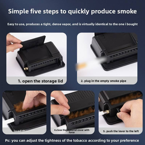 Máquina Manual para Enrollar Cigarrillos HermitCrab Mini, 6.5/8mm, Fácil de Usar, Estilo Industrial, Portátil para Uso Doméstico - Product Image 4