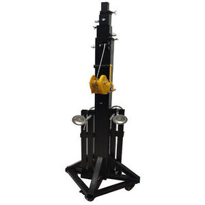 Prix de gros Tour de levage télescopique robuste en fer de 6 m pour éclairage de scène, structure de support pour enceintes Line Array et treuil à manivelle - Product Image 4