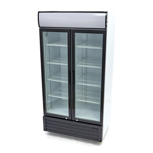 Vitrina refrigerada para bebidas, <span class=keywords><strong>armario</strong></span> de exhibición vertical de 2 <span class=keywords><strong>puertas</strong></span>, 1500L - Product Image 1