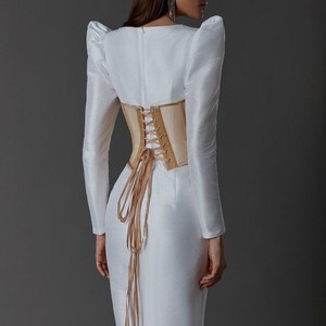2022 حار بيع إينستاجرام الأزياء الأسود مشد قمم الإناث المرأة العصرية مثير Underbust عارية شبكة مشد حزام مدرب خصر - Product Image 2