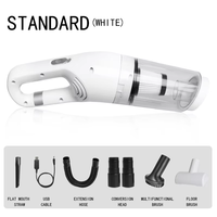Aspirateur portable sans fil mini, puissant, pour voiture et maison, idéal pour la poussière et les poils d'animaux, rechargeable par USB