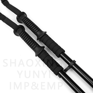 Bâton <span class=keywords><strong>de</strong></span> randonnée d'autodéfense rétractable <span class=keywords><strong>de</strong></span> bonne qualité, poignée confortable, bâton <span class=keywords><strong>de</strong></span> marche extensible, bâtons <span class=keywords><strong>de</strong></span> trekking pour le snowboard - Product Image 4