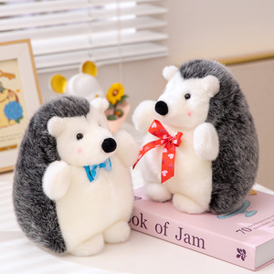 Oferta Especial - Peluche - Compañero Reconfortante - Juguete de Peluche Realista Ultra Suave de 20 cm, 2 Unidades Erizo con Lazo en el Cuello - Product Image 3