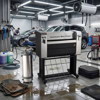 Machine de nettoyage automatique de tapis et de moquettes avec réservoir sous pression et séchoir pour lavage automobile, hôtels et gymnases