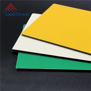 Panneaux composites en aluminium Alucobond 1220x2440mm 3mm/4mm/5mm orange, haute résistance à la corrosion, série 2000, pour extérieur et chambre à coucher - Product Image 1