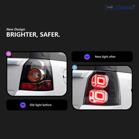 Conjunto de Luces Traseras LED para Land Rover Freelander 2 LR2 2007-2015, Actualización de Antiguo a Nuevo, Piezas de Repuesto, Luces Traseras LED