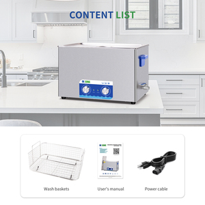 <span class=keywords><strong>Nettoyeur</strong></span> à ultrasons mécanique DK SONIC 30L avec chauffage et ultrasons <span class=keywords><strong>pour</strong></span> outils et pièces - Product Image 5