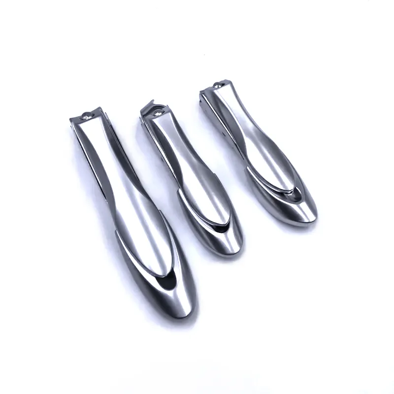 Good Quality Articicial Nail Logo Black Big Toe Multi Fonctions Three Pieces Nail Cutter Clipper