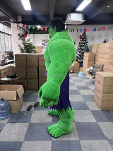 2m/2.6m/3m Logo personalizzato formato adulto <span class=keywords><strong>Hulk</strong></span> gonfiabile gigante verde personaggi dei cartoni animati decorazione gonfiabile mascotte <span class=keywords><strong>Costume</strong></span> - Product Image 2
