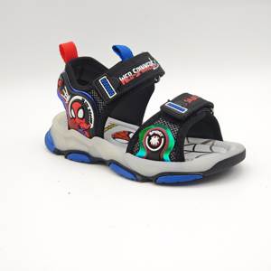 <span class=keywords><strong>Sandales</strong></span> d'été Spider-Man pour garçons, noir, rouge, bleu, maille respirante, velcro, semelle souple, résistantes à l'usure, chaussures de plage pour enfants - Product Image 2