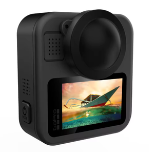 HONGDAK pour <span class=keywords><strong>GoPro</strong></span> <span class=keywords><strong>Max</strong></span> 2, capuchon d'objectif en silicone noir, anti-chute, résistant à la poussière, protection d'objectif pour <span class=keywords><strong>accessoires</strong></span> <span class=keywords><strong>GoPro</strong></span> <span class=keywords><strong>Max</strong></span> 2 - Product Image 2